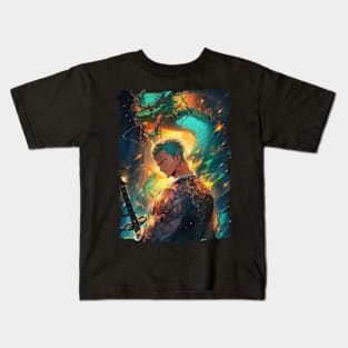 RORONOA ZORO MERCH VTG Kids T-Shirt